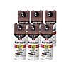Rust-Oleum Stops Rust Custom Spray Paint 5-in-1 Satin (Chestnut Brown, 6-Pack, 12-Ounce)