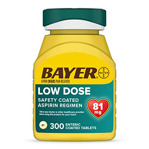 300-Count 81mg Bayer Enteric Coated Aspirin Tablets 2 for $15.71 ($7.86 Each) + Free Shipping w/ Prime or on orders $25+