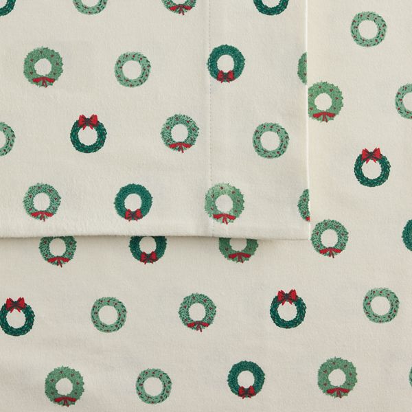 Cuddl Duds Holiday Flannel Sheet Sets: 3-Pc Twin $10.19, 4-Pc Full $13.59, 4-Pc Queen $16.99 & More + Free Shipping $49+