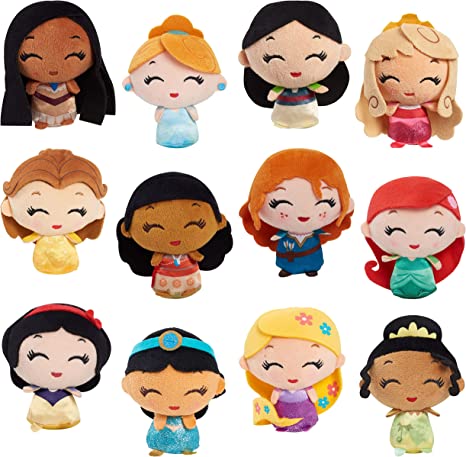 12-Ct 3.5" Disney Princess Plush Figures Super Set $21.80 + Free S&H w/ Walmart+ or $35+