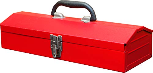 16" Big Red Hip Roof Style Portable Steel Tool Box with Metal Latch Closure (Red) $12.60 + Free Shipping w/ Prime or on Orders $25+