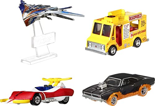 4-Pack 1:64 Scale Hot Wheels Marvel Premium Collectors Vehicle Bundle $14.79 + Free Shipping w/ Prime or on Orders $25+