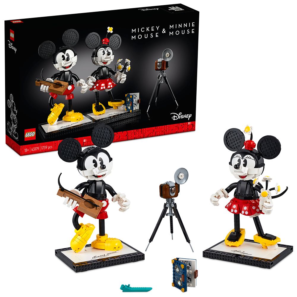 Torden Melting ironi 1739-Pc LEGO Classic Mickey Mouse & Minnie Mouse Buildable Characters Set