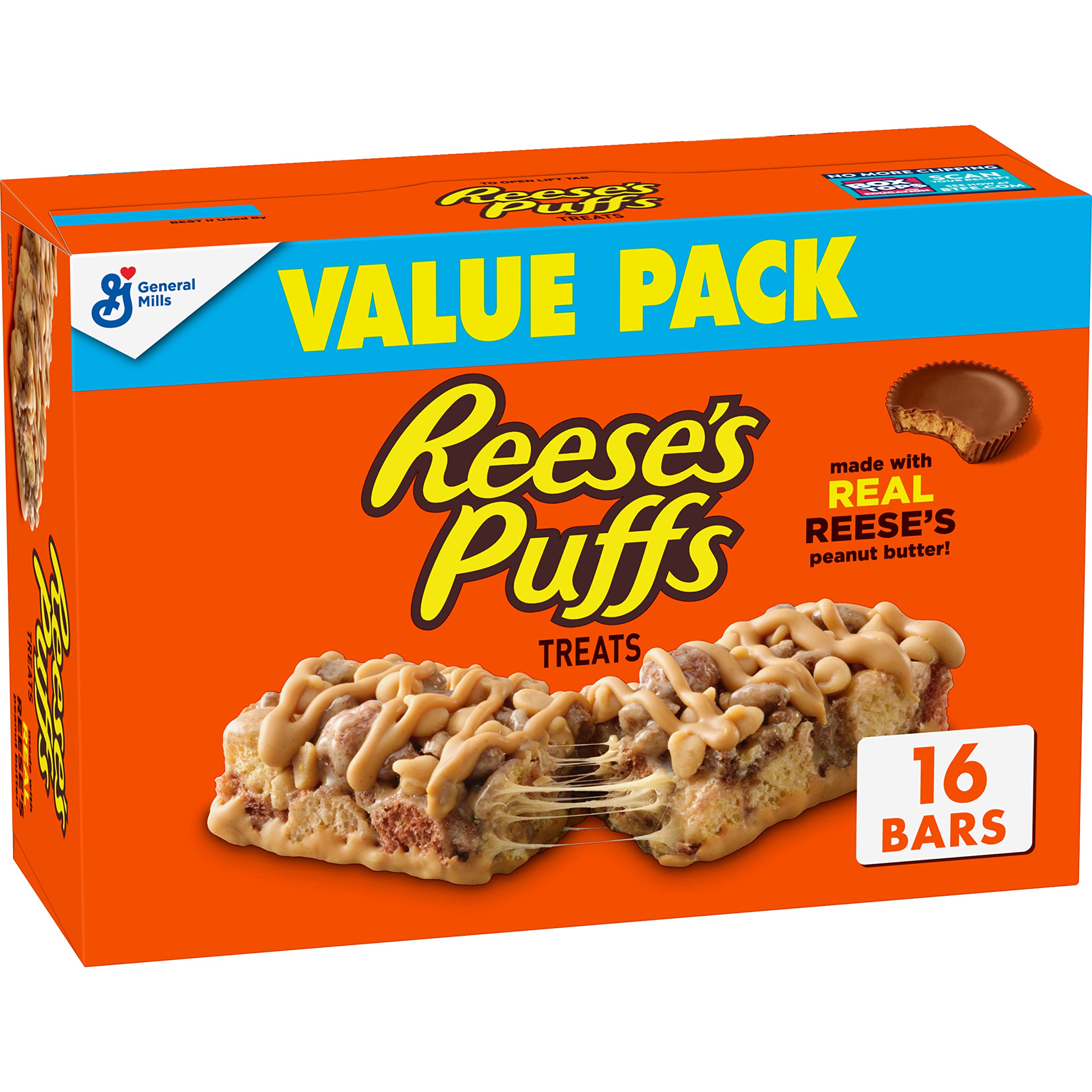 16-Ct Breakfast Cereal Treat Bars (Reese's Puffs or Lucky Charms) $5.23 w S&S + Free Shipping w/ Prime or on $25+
