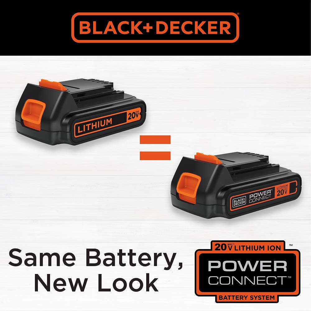 BLACK+DECKER 20V MAX* POWERCONNECT Cordless Garden Tiller Kit, Tool Only  (LGC120B)