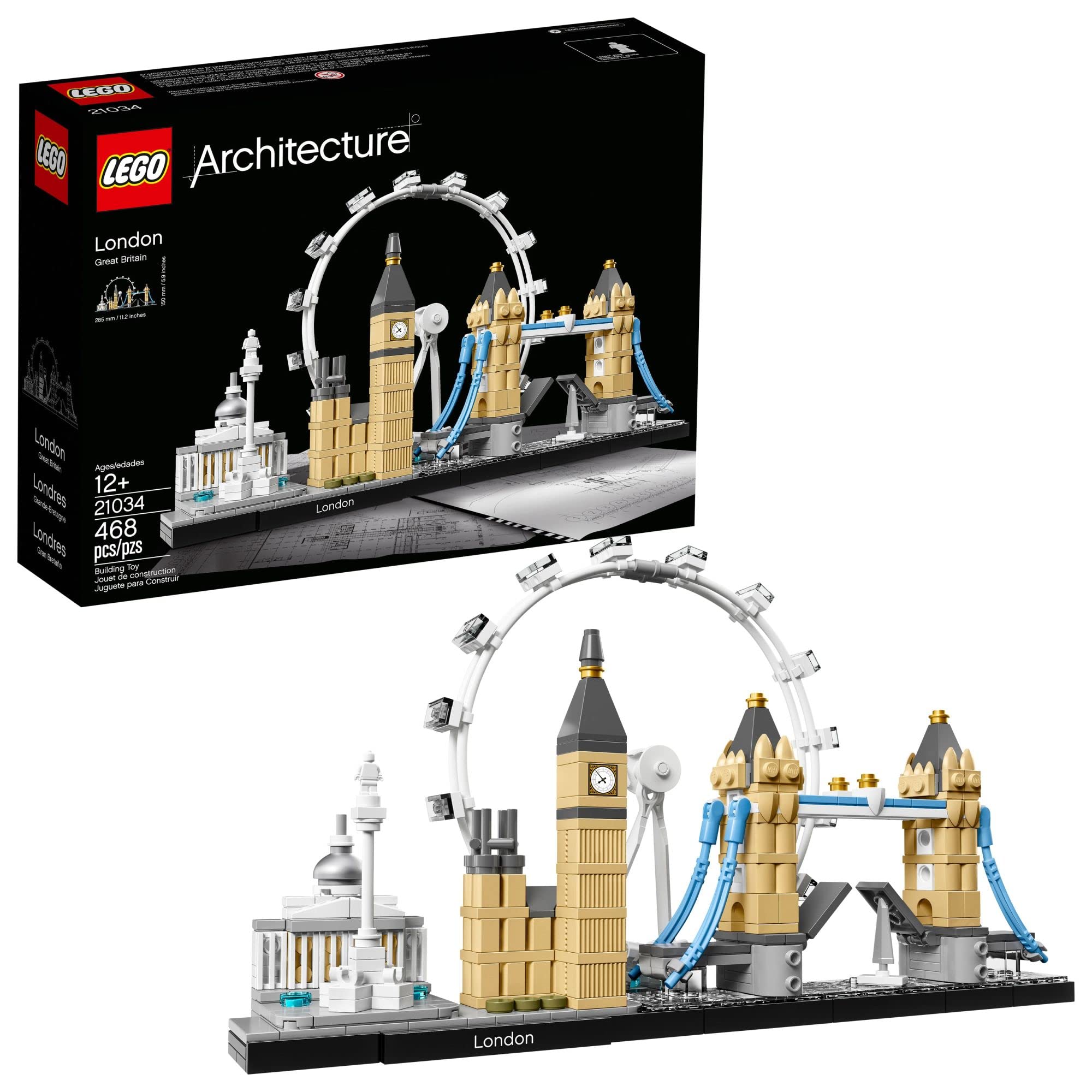 Amazon Prime Members: 468-Piee LEGO Architecture London Skyline Collection Building Set Model Kit $28 + Free Shipping