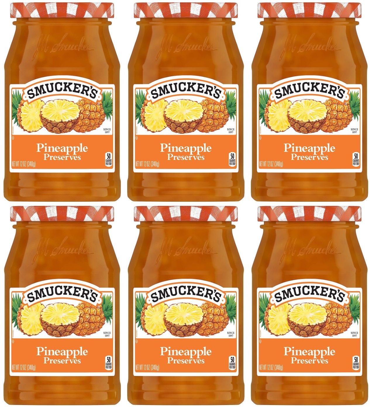 6-Pack 12-Oz Pineapple Preserves $12.57 ($2.23 Each), 6-Pack 12-Oz Apricot Preserves $15.49 ($2.58 Each) & More w/S&S + Free Shipping w/ Prime or on $25+