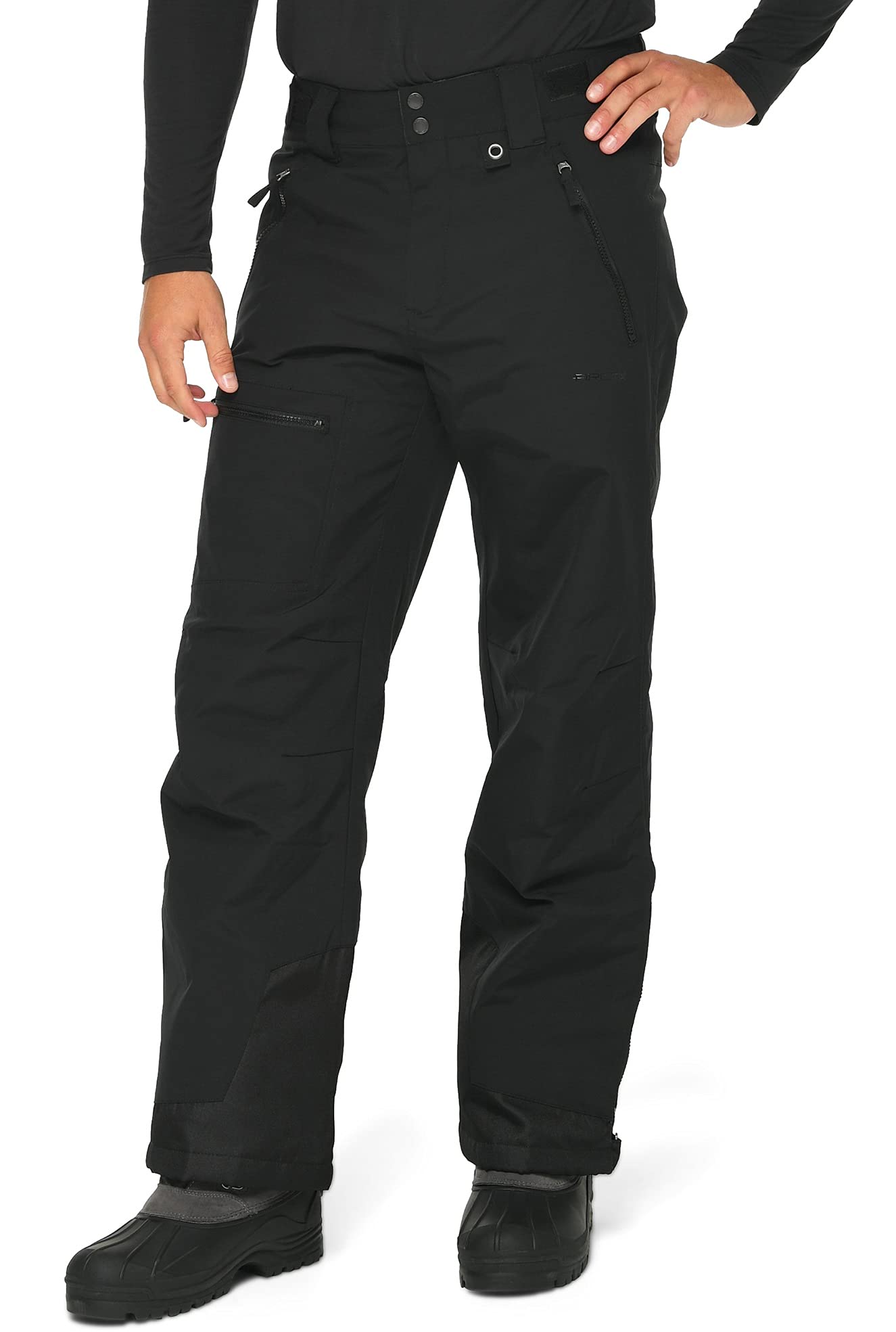 Arctix Men's Mountain Insulated Ski Pants (Black, 32" Inseam) Large