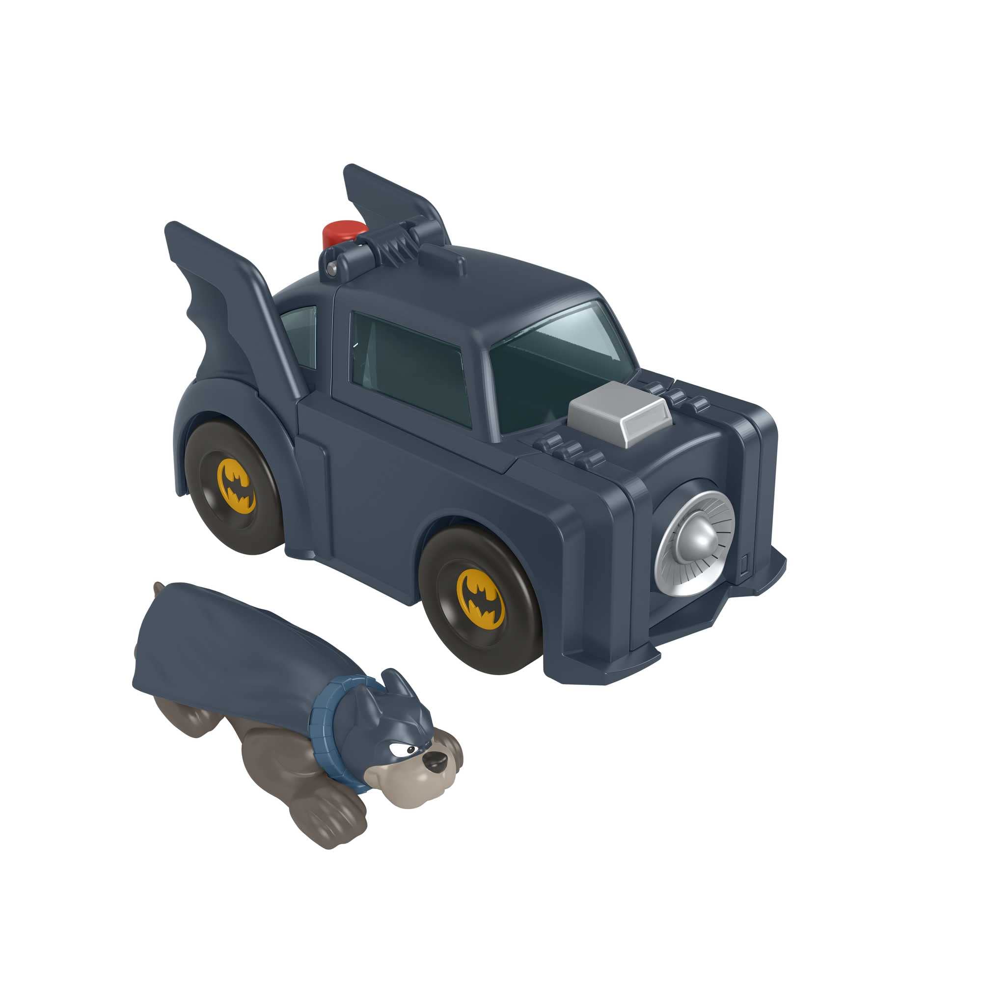 Fisher-Price DC League of Super-Pets Toys: Ace & Batmobile Super Launch $5.96, 6-Piece League of Super-Pets $8.36, & More + Free Shipping w/ Prime or on $25+