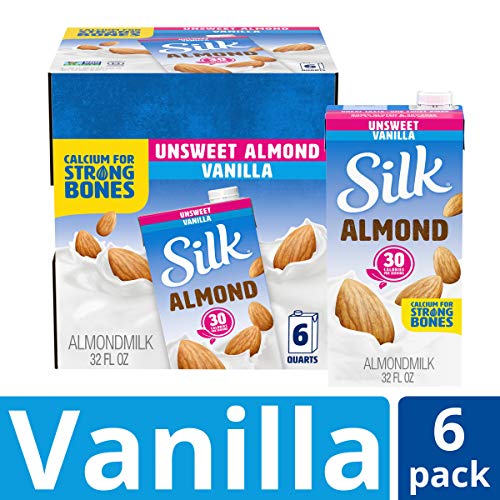 6-Pack 32-Oz Silk Almond Milk (Unsweetened Vanilla) $10.62 ($1.77 Each) w/ S&S + Free Shipping w/ Prime or on orders over $35