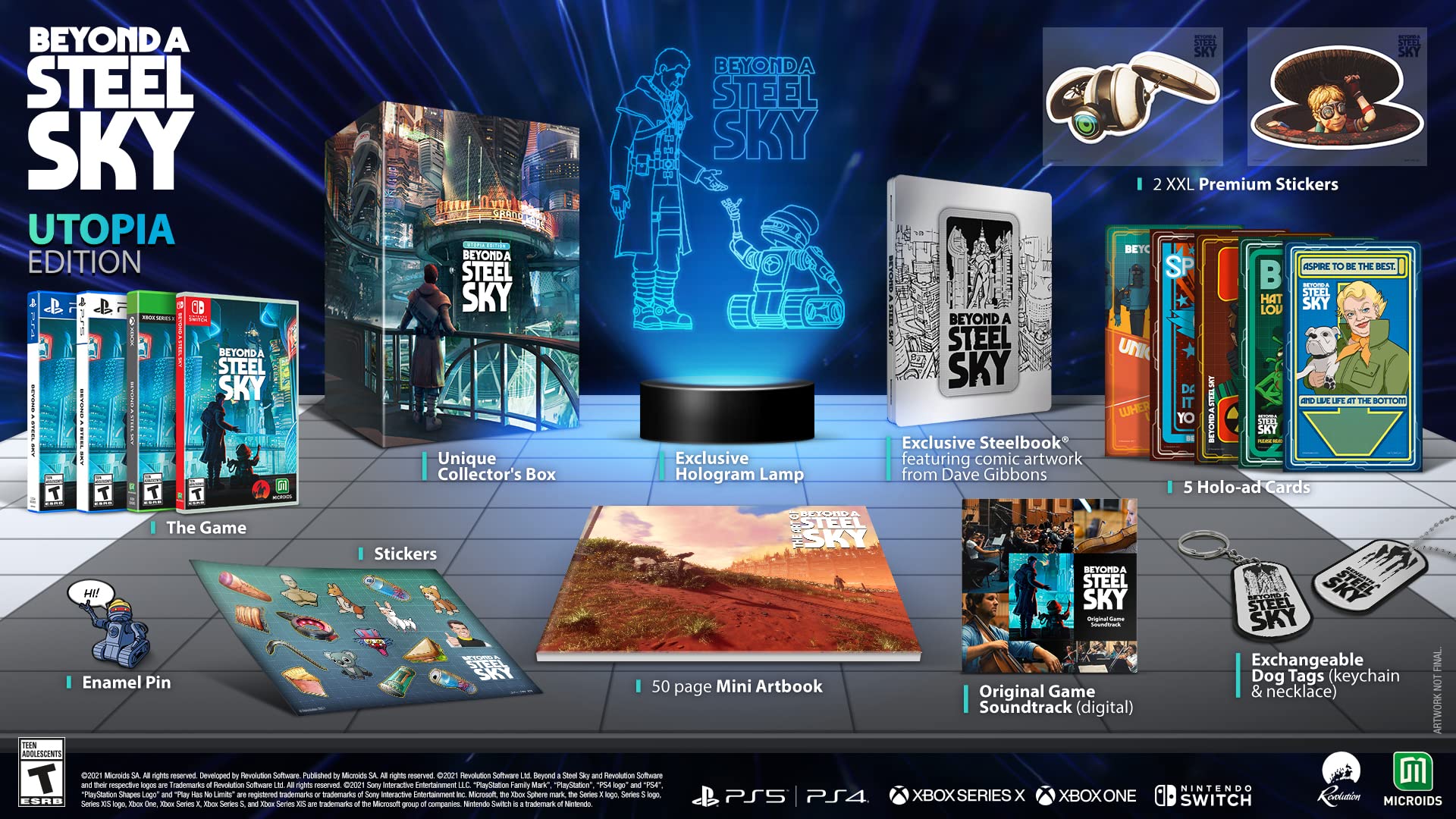 Beyond A Steel Sky: Utopia Edition (Nintendo Switch, Physical) $37 + Free Shipping