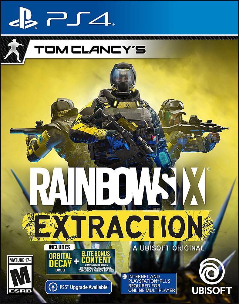 Tom Clancy's Rainbow Six Extraction (PlayStation 4, Physical, Free Upgrade to Playstation 5) $8.54 + Free Shipping w/ Prime or on Orders $35+