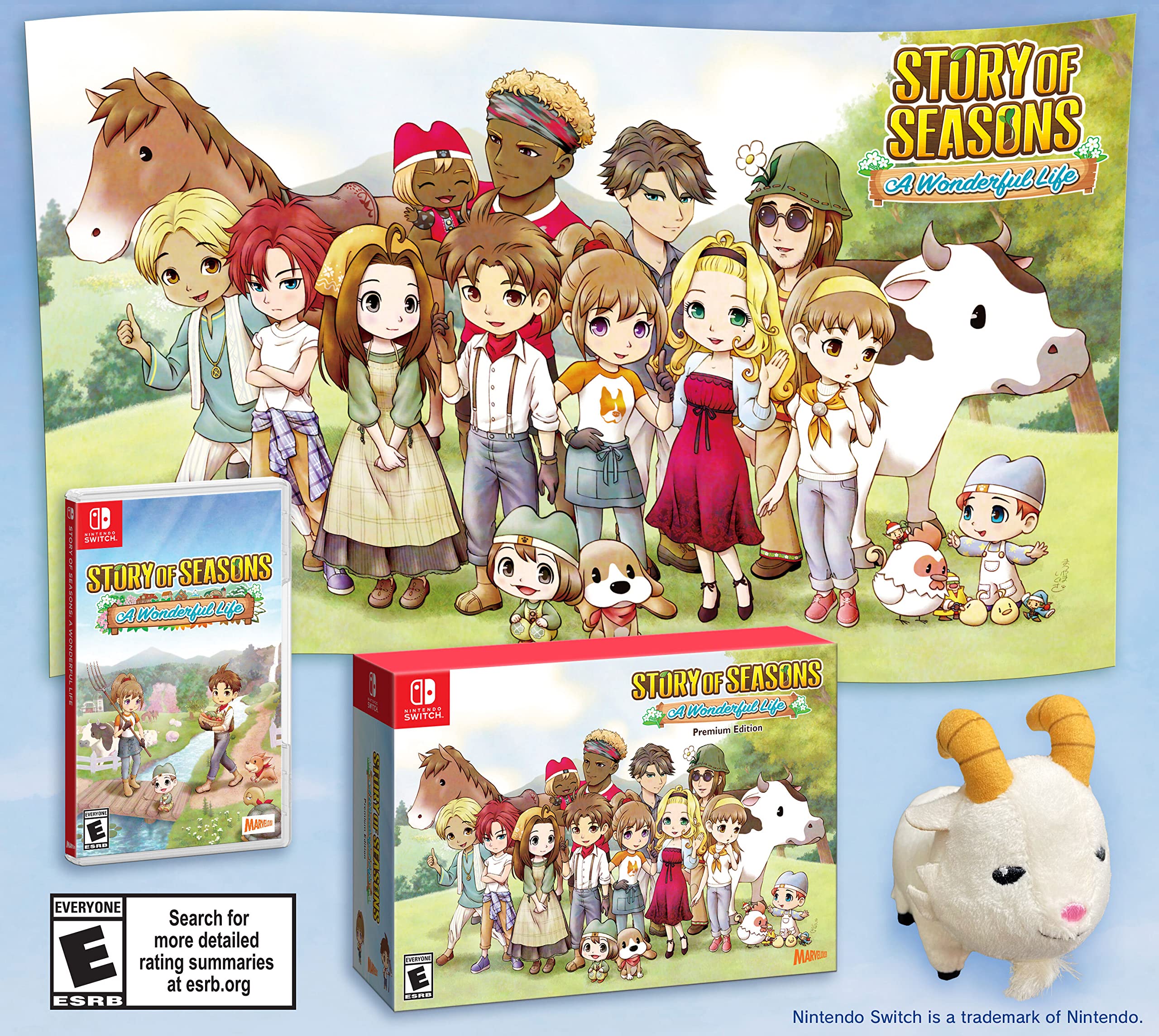 Story of Seasons: A Wonderful Life Premium Edition (Nintendo Switch, Physical) $50 + Free Shipping