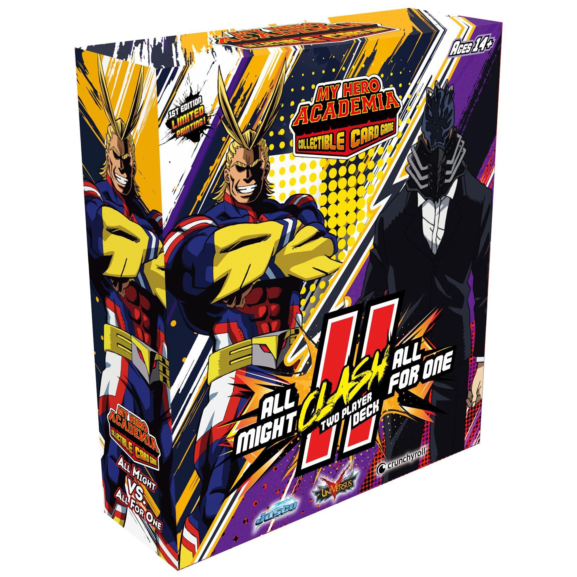 My Hero Academia Collectible Card Game All Might Vs. All Clash Decks $15 + Free Shipping w/ Prime or on Orders $35+