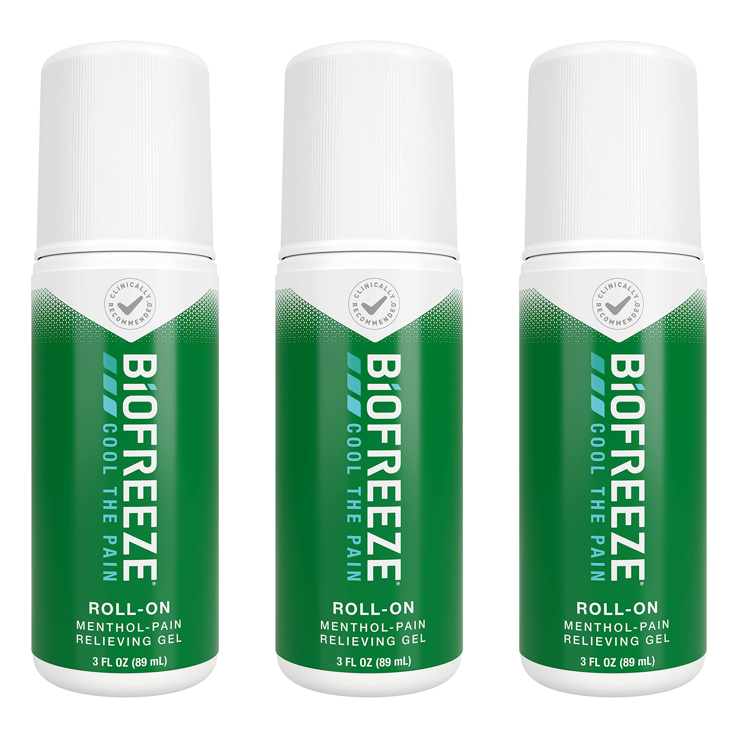 3-Pack 3-Ounce Biofreeze Pain Relieving Roll-On Gel $18.92 ($6.31 Each) w/ S&S + Free Shipping w/ Prime or $35+