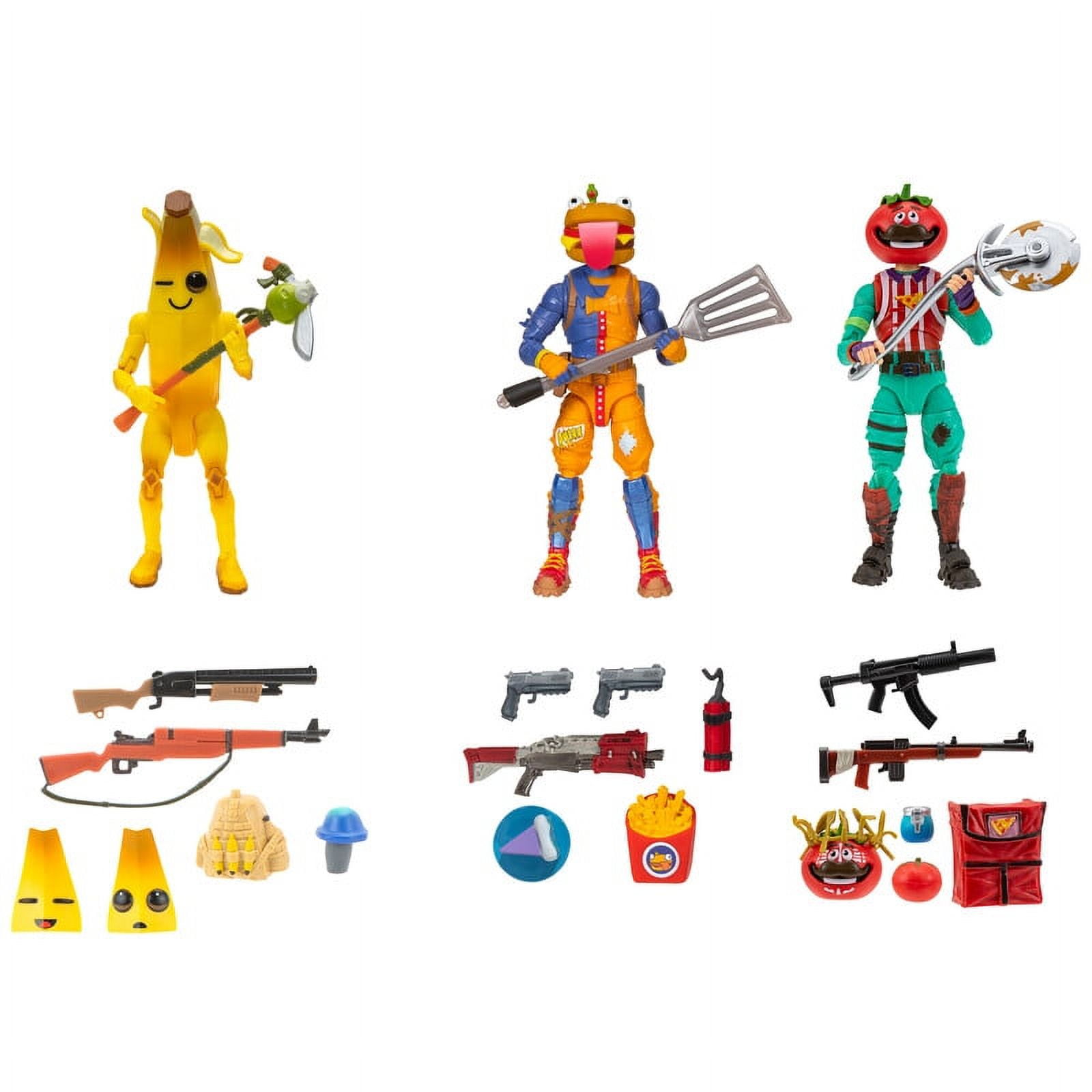 3-Pack Fortnite Legendary Series Trio Mode 6" Action Figures (Peely, Tomato Head, and Beef Boss) + Free Shipping w/ Walmart+ or $35+ $10