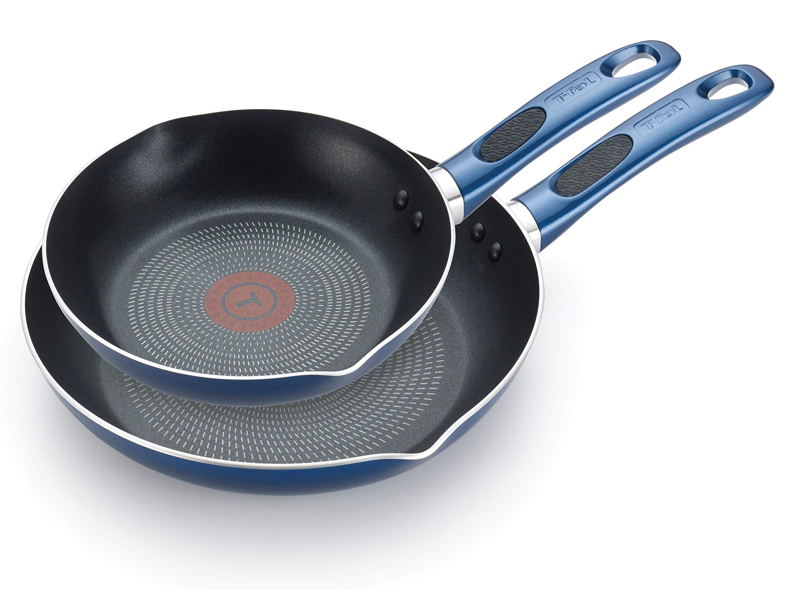 2-Piece T-Fal Excite Nonstick Cookware Fry Pan Set w/ Pouring Spouts (8" & 10.5", Blue) $20 + Free Shipping w/ Prime or on $35+