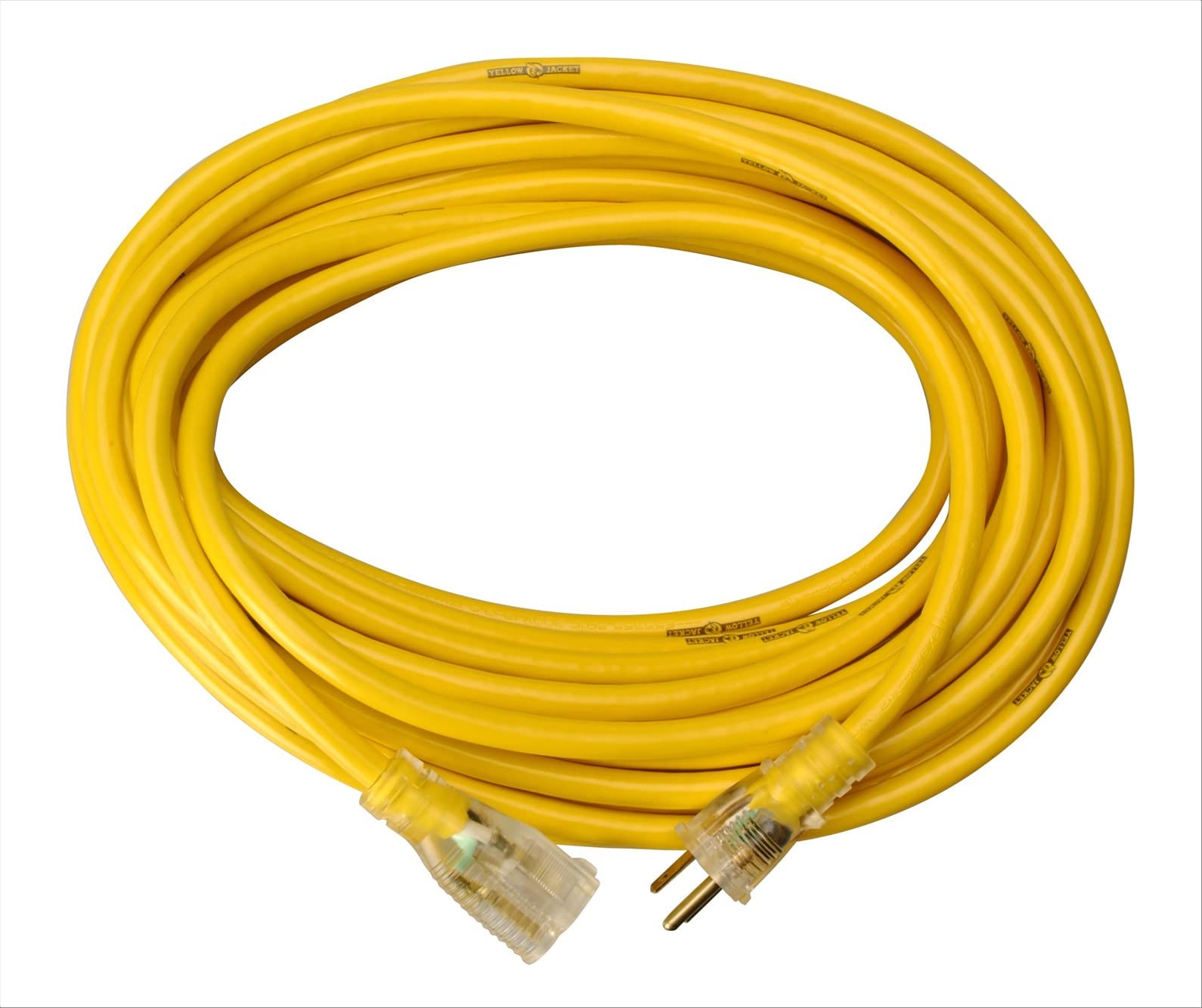 25' Yellow Jacket 12/3 Heavy-Duty 15-Amp SJTW Extension Cord w/ Lighted Ends $22.66 + Free Shipping w/ Prime or on $35+