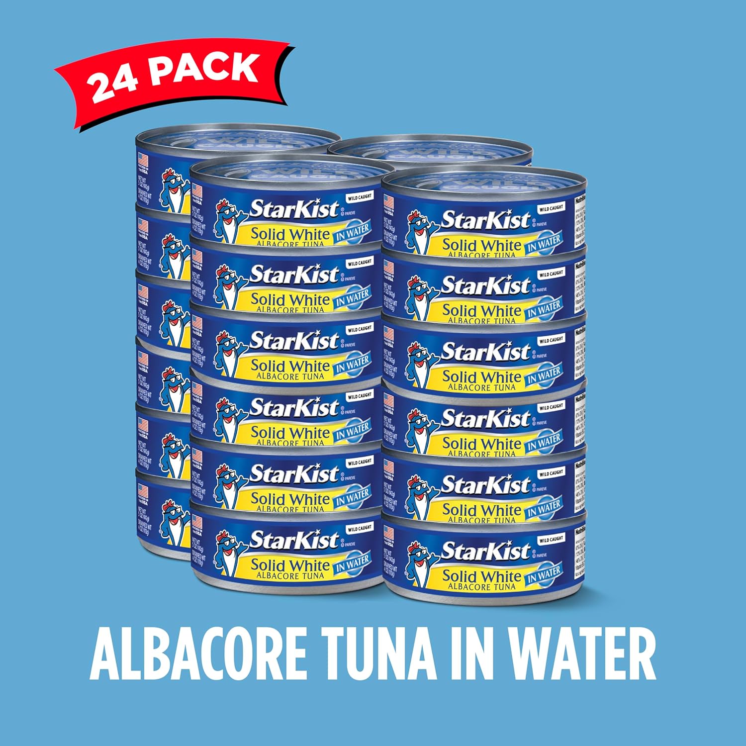 24-Count 5-Oz StarKist Solid White Albacore Tuna in Water $23.14 ($0.96 Each) w/ S&S + Free Shipping w/ Prime or on $35+
