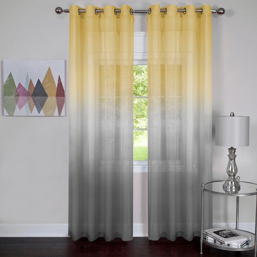 52" x 84" Achim Home Furnishings Single Grommet Rainbow Window Curtain Panel (Grey) $5.34 + Free Shipping w/ Prime or on $35+