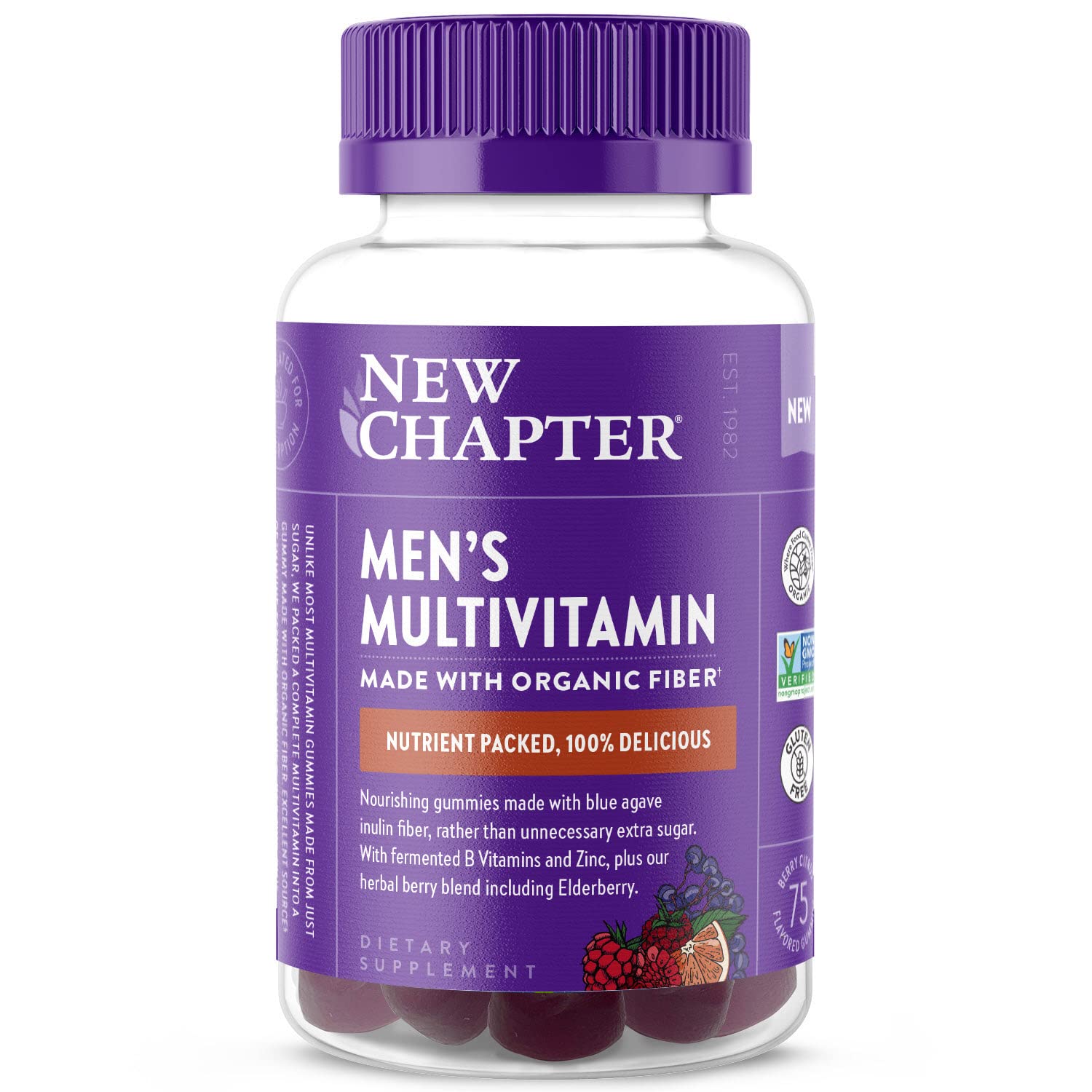 75-Count New Chapter Men’s Less Sugar Multivitamin Gummies (Berry-Citrus) $6.64 w/S&S + Free Shipping w/ Prime or on $35+