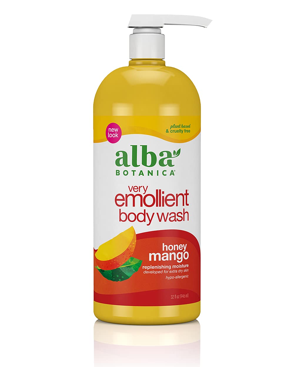 32-Oz Alba Botanica Very Emollient Body Wash (Honey Mango) $10.12 w/ S&S + Free Shipping w/ Prime or $35+
