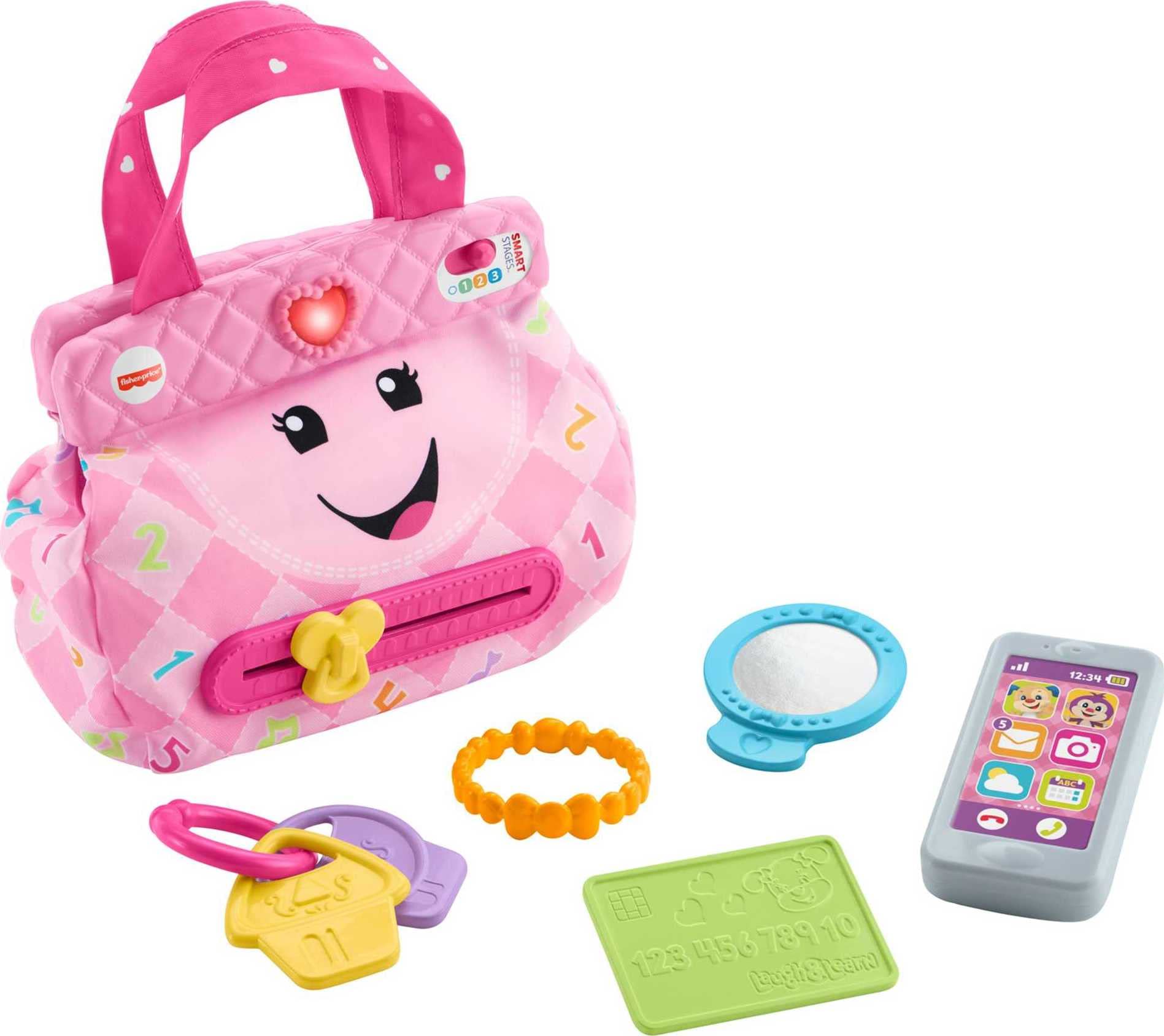 6-Piece Fisher-Price Laugh and Learn My Smart Purse Musical Baby Toy Set (Pink)  $9 + Free Shipping w/ Prime or on $35+