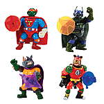 4-Figure Teenage Mutant Ninja Turtles Sewer Heroes Bundle w/ Accessories $19