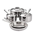 8-Piece Tramontina Tri Ply Stainless Steel Cookware Set $158 + Free Shipping