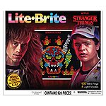 Stranger Things Special Edition Lite-Brite (Demogorgon Hunters) w/ 16 HD Templates, 900 Mini Pegs, Stickers, &amp; Storage Pouch $15.97 + Free Shipping w/ Prime or on $25+