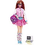 Barbie Rewind '80's Edition Schoolin' Around Doll with Varsity Jacket, Acid-Washed Skirt and Rad Accessories $19 + Free Shipping w/ Prime or on $25+