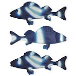 3-Piece Americanflat 9.5&quot; Hand Painted Metal Fish Indoor/Outdoor Wall Décor Set (Blue) $9.31 + Free Shipping w/ Prime or on Orders $35+