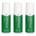3-Pack 3-Ounce Biofreeze Pain Relieving Roll-On Gel $18.92 ($6.31 Each) w/ S&amp;S + Free Shipping w/ Prime or $35+