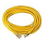 25' Yellow Jacket 12/3 Heavy-Duty 15-Amp SJTW Extension Cord w/ Lighted Ends $22.66 + Free Shipping w/ Prime or on $35+