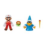 2-Pack 4&quot; Super Mario Nintendo Action Figures (Fire Mario Vs. Magikoopa Kemek) $11.93 + Free Shipping w/ Prime or on $35+