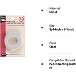 3/4&quot; x 5-Yards Dritz Adhesive Res Q Tape (Clear) $1 + Free Shipping w/ Prime or $35+