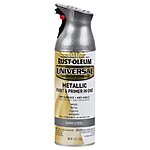 11-Oz Rust-Oleum Universal All Surface Metallic Spray Paint (Various Colors) $5.75