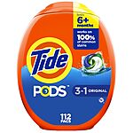 112-Count Tide Pods Laundry Detergent Soap Pods (Original) + $5 Promo Credit $21.90 w/ Subscribe &amp; Save