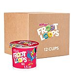 12-Count 1.5-Oz Kellogg's Froot Loops Breakfast Cereal Cup (Original) $9 w/S&amp;S + Free Shipping w/ Prime or on $35+