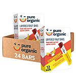 24-Count 0.52-Oz Pure Organic Layered Fruit Bars (Strawberry Banana) $9.06 w/S&amp;S + Free Shipping w/ Prime or on $35+