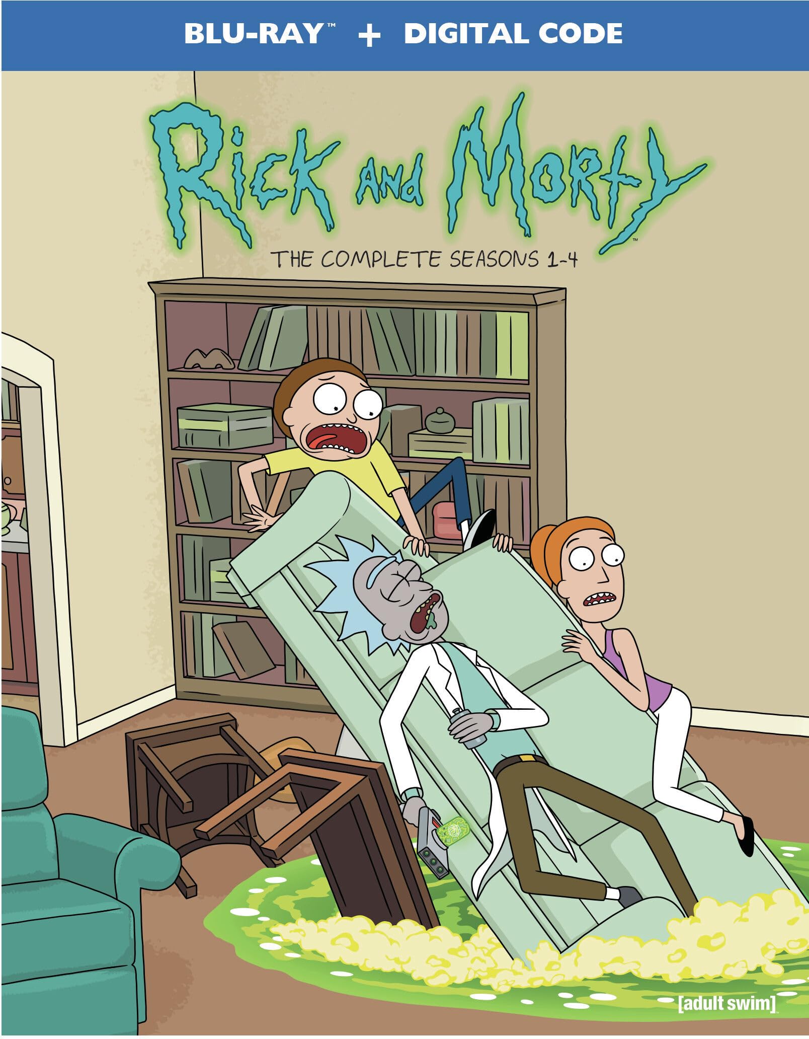 Rick and Morty: Seasons 1-4 (Blu-ray) $18 + Free Shipping w/ Prime or on $35+