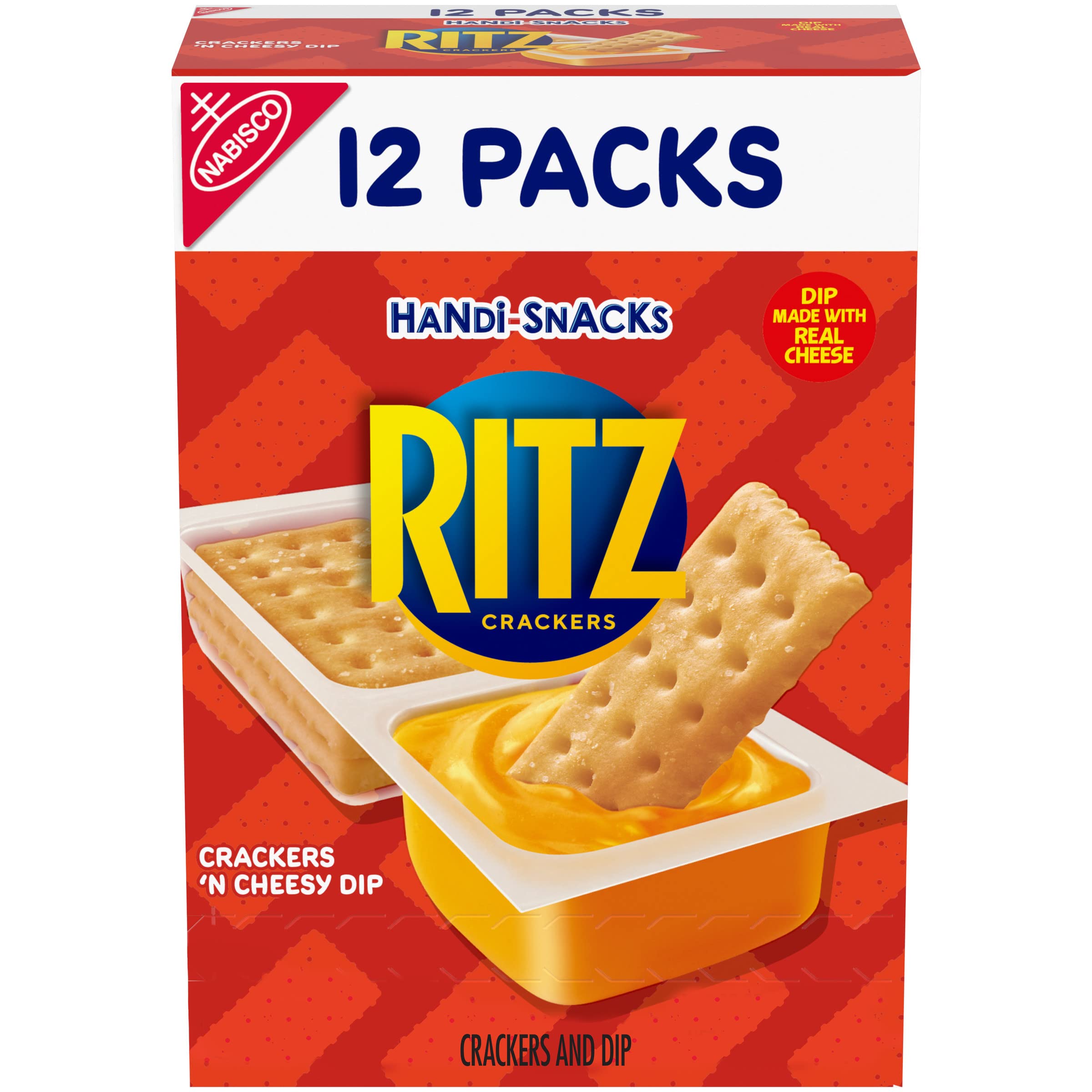 12-Count Ritz Handi-Snacks Crackers 'N Cheesy Dip Snack Packs $4.22 w/S&S + Free Shipping w/ Prime or on $35+
