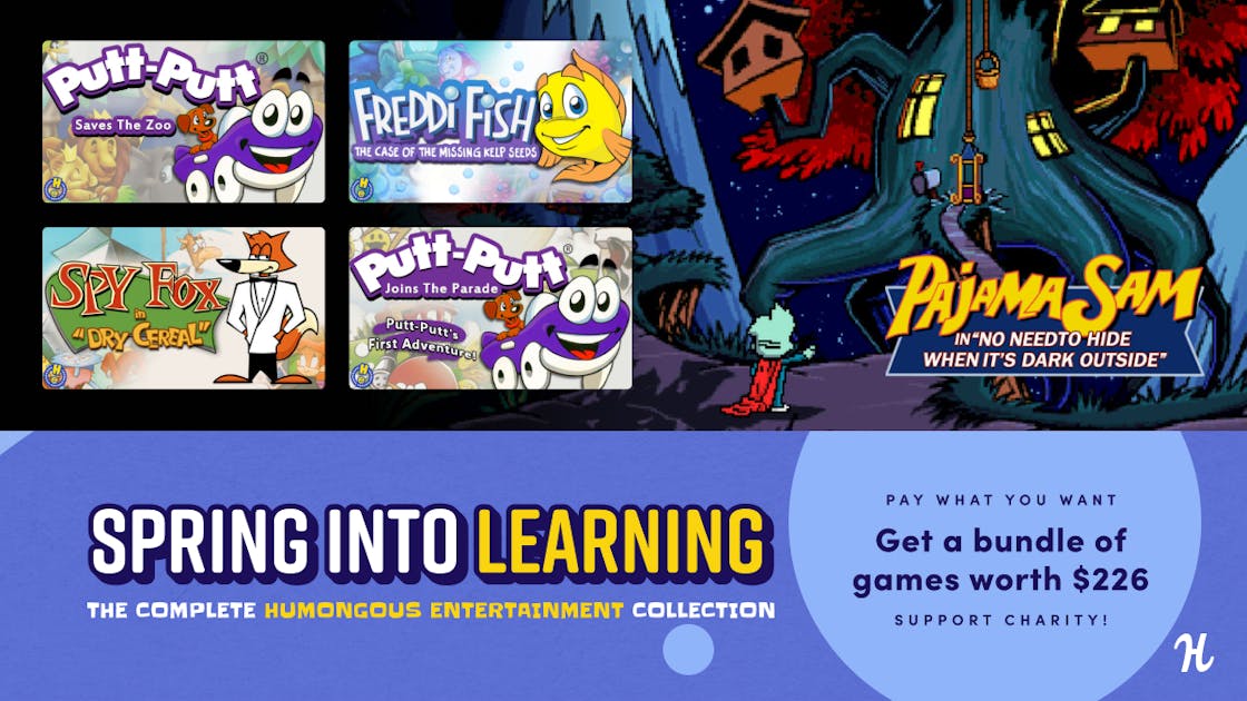 Spring Into Learning: The Complete Humongous Entertainment Collection (PC Digital Download) $14