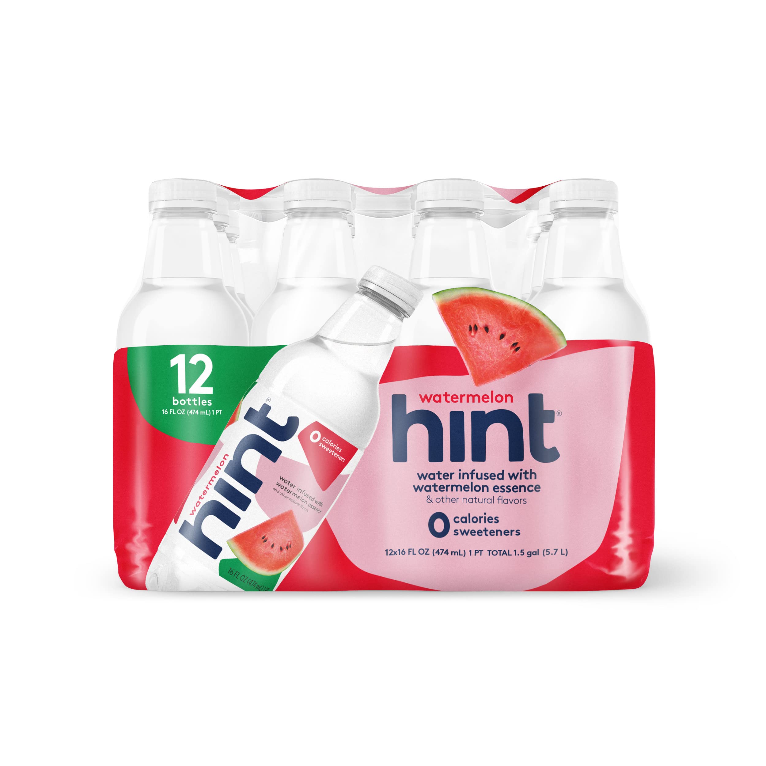 12-Pack 16-Oz Hint Infused Water (Watermelon) $10.15 w/S&S + Free Shipping w/ Prime or on $35+