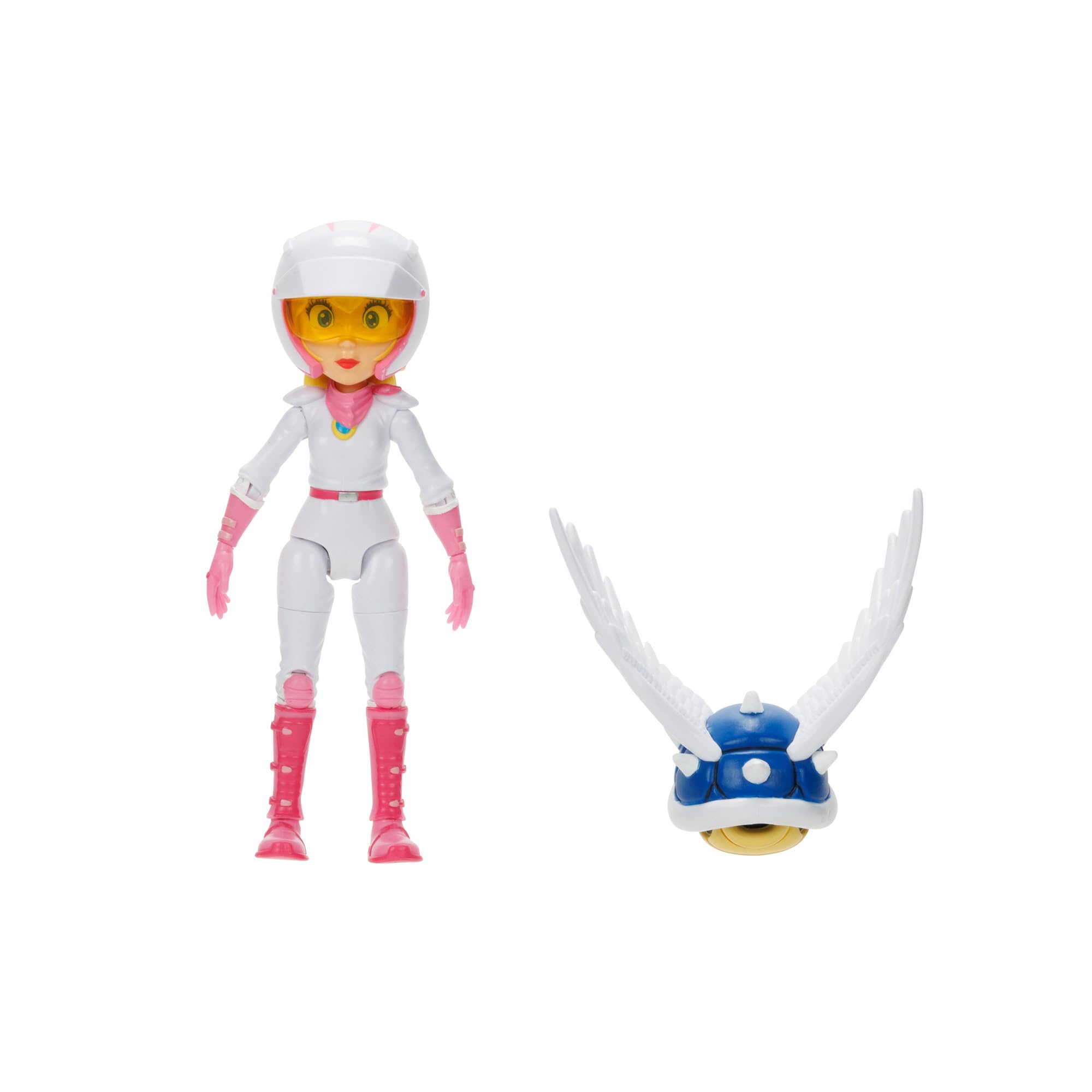5" The Super Mario Bros. Movie Action Figure: Peach in Motorcycle Outfit with Spiny Blue Shell $6.07 + Free Shipping w/ Prime or on $35+
