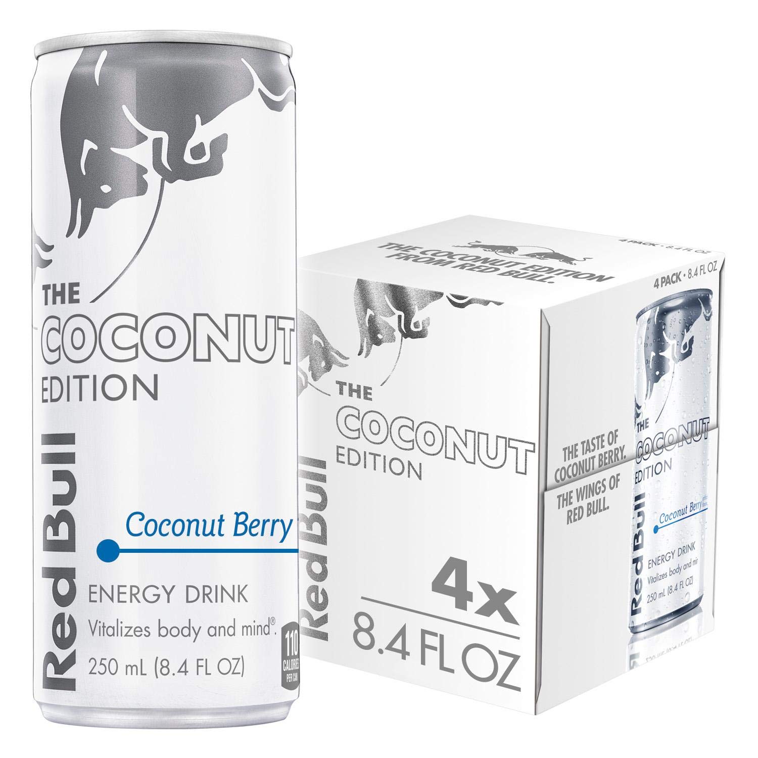 4-Pack 8.4-Oz Red Bull Energy Drink (Coconut Edition) $4.50 w/S&S + Free Shipping w/ Prime or on $35+