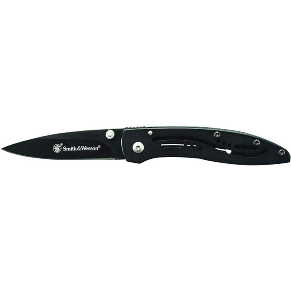 Smith & Wesson CKLPB 5.3" S.S. Folding Knife with a 2.3" High Carbon Drop Point Blade and Stainless Steel Handle $6.14 + Free Shipping w/ Prime or on $35+