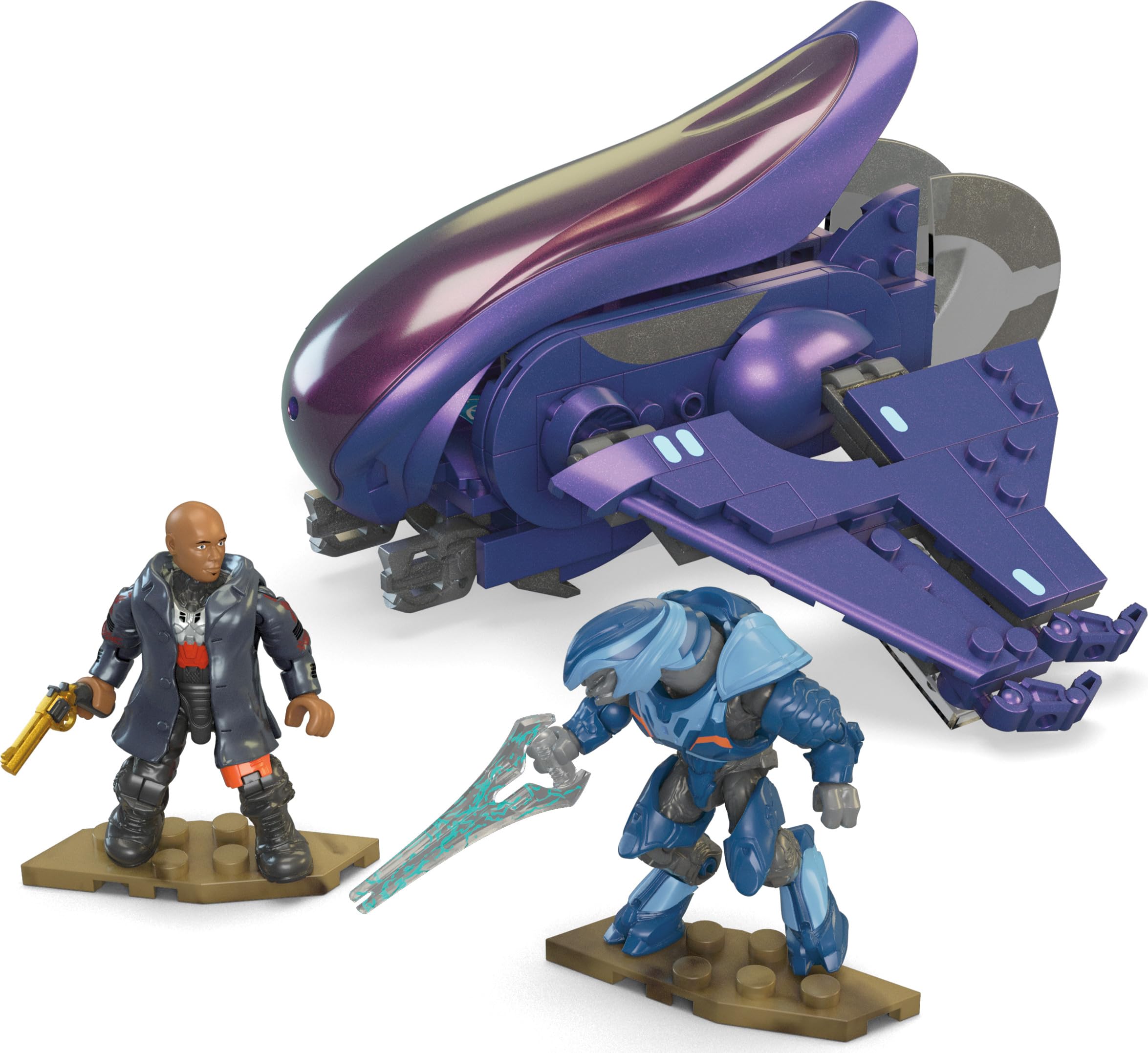 Mega Halo Building Toys Set: 205-Piece Renegade Banshee Mongoose w/ 2 Micro Figures $14.49 + Free Shipping w/ Prime or on $35+
