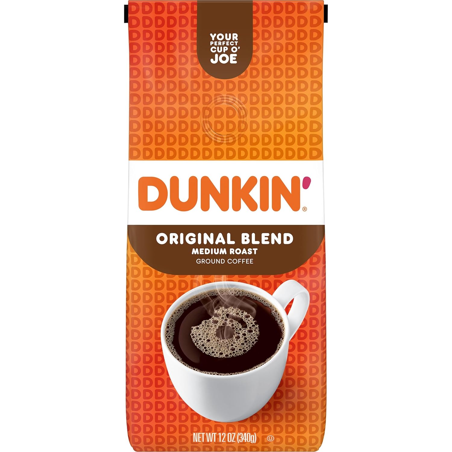 12-Oz Dunkin' Donuts Ground Coffee: Original Blend, French Vanilla, or Hazelnut $5.57 w/ S&S + Free Shipping w/ Prime or $35+