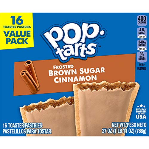 64-Count Pop-Tarts Breakfast Toaster Pastries (Frosted Brown Cinnamon Sugar) $13.41 w/ S&S + Free Shipping w/ Prime or $35+